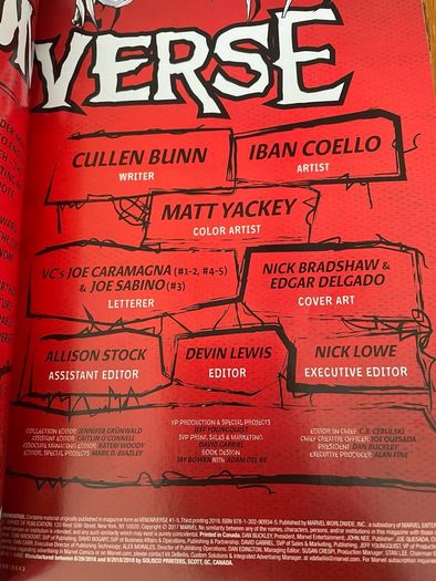 Venomverse #1 2017 edition Marvel