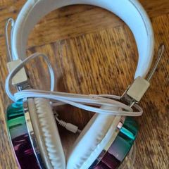 White headphones