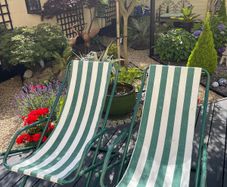 Two Foldable Sunloungers