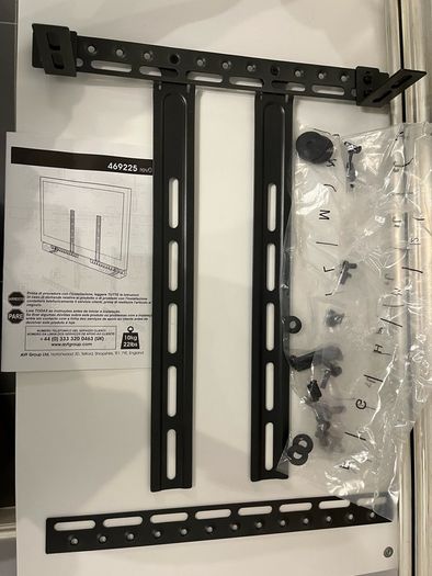 AVF Universal Soundbar Bracket Mount (469225) - Up to 10kg/22lbs - Fits Above/Below TV or Monitor
