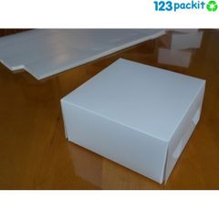 Job Lot of 10 cake boxes Size very large 14x14x6 inches - 35.5 x 35.5 x 15.5 cm Brand New flat pack