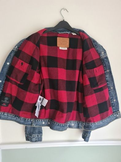 LEVI'S denim TRUCKER  JACKET blue Size Small mens