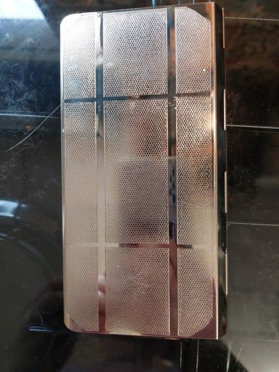 silver diary holder