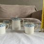 Beautiful and Rare Antique Aynsley Coffee set  Coffee pot and 4 coffee cups - Bone China produced before 1900s for Alfred B Pearce and Co in England Image 6