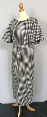 Zara houndstooth dress Bloggers favorite XS