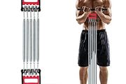 Tummy Trimmer Hand Gripper Chest Expander COVVY 3 in 1 Pull-up Bars Spring Exerciser Elastic Sit Up Pull Rope Home Fitness Equipment