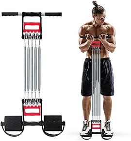 Tummy Trimmer Hand Gripper Chest Expander COVVY 3 in 1 Pull-up Bars Spring Exerciser Elastic Sit Up Pull Rope Home Fitness Equipment