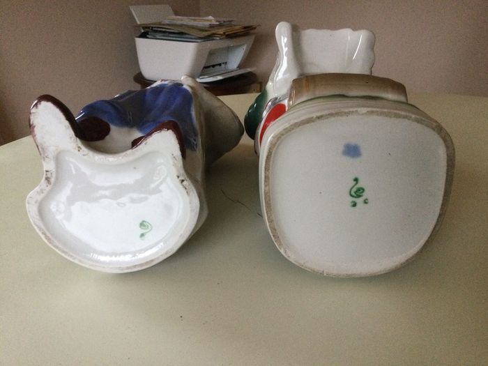 China - Character Decanters X 2