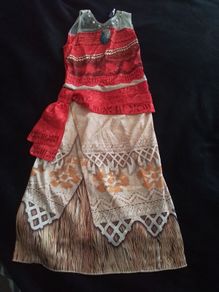 Fancy Dress/Kids Disney Official Classic Moana Costume Girls Hawaiian Princess Fancy Dress .. Price Drop