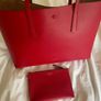 Kate Spade leather tote with purse Image 2