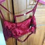 Wine fringed bustier Karen Millen size 12 NEW Image 2
