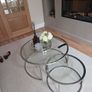 Laura Ashley Mirror chrome and.glass tables Image 4