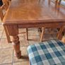 Solid Wood Kitchen Table "72 Wide Excellent Condition. Image 4