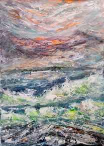 Unseen Depths Abstract Landscape - ArtH2O 2025