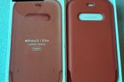 Apple IPhone 11 12 13 14 Pro Leather sleeve cover case with MagSafe original