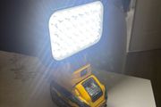40 LED Work Light For Dewalt 18V Battery Portable Flood Light Cordless Job Site Lamp Outdoor Emergency Fishing Tool