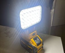 40 LED Work Light For Dewalt 18V Battery Portable Flood Light Cordless Job Site Lamp Outdoor Emergency Fishing Tool