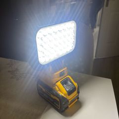40 LED Work Light For Dewalt 18V Battery Portable Flood Light Cordless Job Site Lamp Outdoor Emergency Fishing Tool