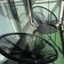 2 Garden Lounge Chairs + Round Side Table Image 4