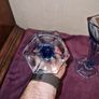 Pair of Antique Art Deco Czech Stolzle/Hermanova Hut Glass vases Image 10