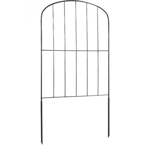 Garden Fence, No Dig Fence 61 cm (H)x 33 cm(L) Animal Barrier Fence, Underground Decorative Garden Fencing with 5.1 cm Spike Spacing, Metal Dog Fence for the Yard and Outdoor Patio, 28 Pack