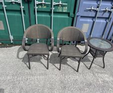 Garden chair and table