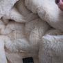 faux fur gilet with a hood Image 4