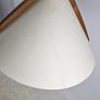 Mid Century Domus Pendant Lamp Teak And Paper With Counterweight Image 4