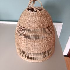 Basket weave lampshade