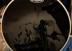 Evans Hydraulic Black Bass Drum Head, 22