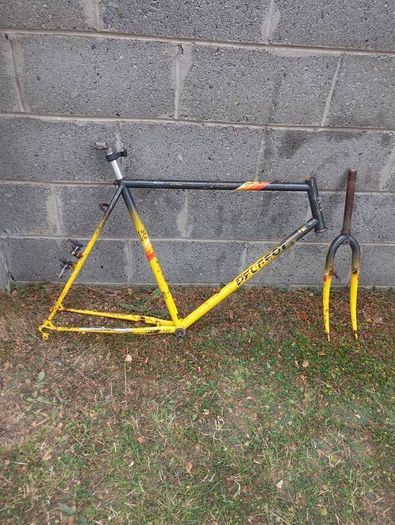 Vintage Peugeot MTB frame set