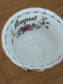 Royal Albert flower of the month May and August