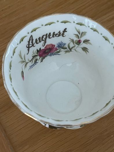 Royal Albert flower of the month May and August