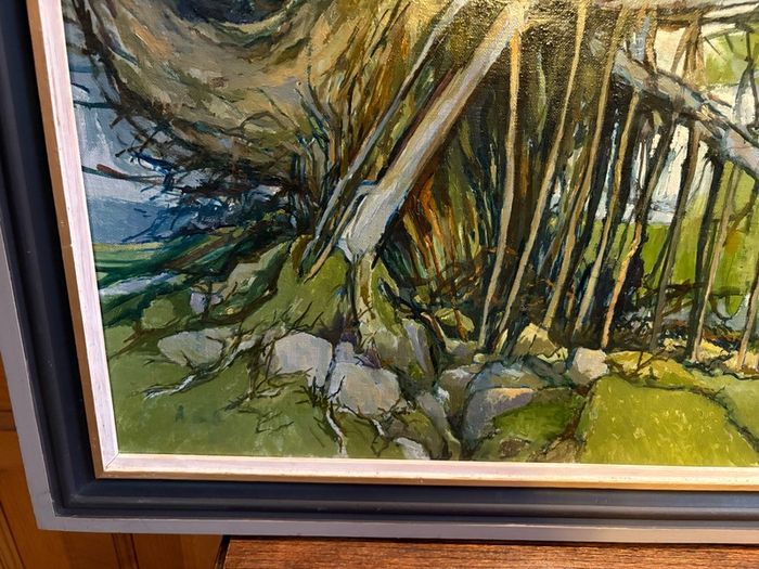 Original oil painting - Albert B Ogden