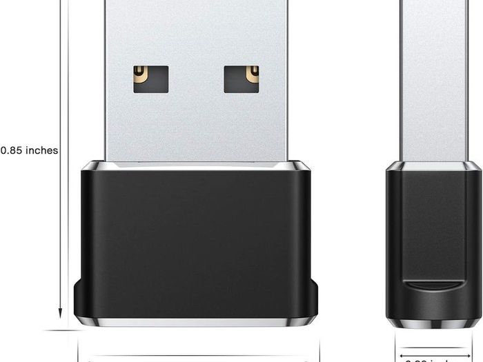 USB C Female to USB A Male Adapter 3Pack,Type C Charger Plug Power Converter for Apple iWatch Watch 7,iPhone 11 12 13 14 Pro Max,Airpods,iPad 8 8th 9th 10th Air 4th 5th Mini 6th,MacBook Pro