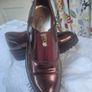 Marco Moreo platform patent leather maroon shoes Image 4