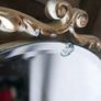 Vintage Round Mirror 16,5" x 16" Image 2