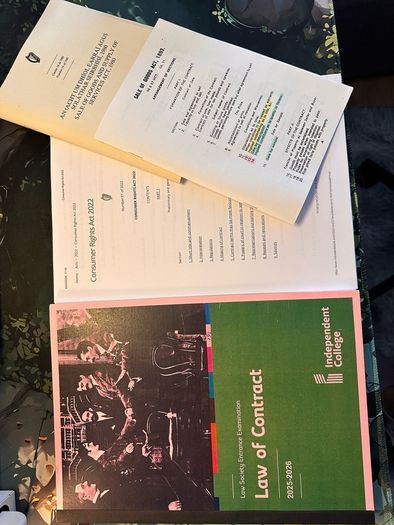 FE 1 Law of Contract Manual + Legislation