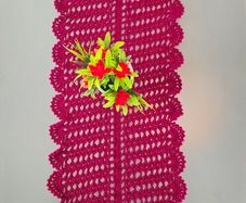 Handmade Crochet Table Runner