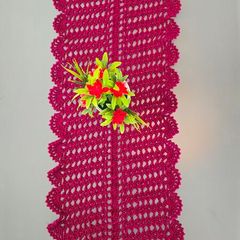 Handmade Crochet Table Runner