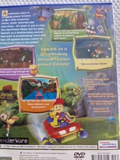 The Energy Thieves with Demo PlayStation2 Ps2 Games Original