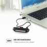 COB LED Bicycle Bike Cycling Front Rear Tail Light USB Rechargeable 6 Modes Waterproof Front Rear Tail LED Light Image 3