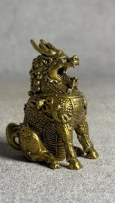 Kirin Incense Burner (7cm) - Bronze