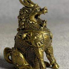 Kirin Incense Burner (7cm) - Bronze