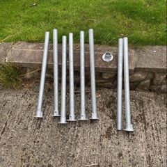 Table legs - galvanised steel