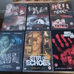 Haunted House Horror DVD Bundle 6 Titles Stir of Echoes Open House House on Haunted Hill