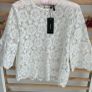 Bnwt Vero Moda top size small ivory white lace top Image 8