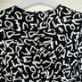 Zara black and white maxi long sleeve dress XS Image 6