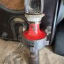 Ww2 artillery sight flak 88 and traversing crank for the German flak Image 4