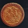 full sovereign mounted in 9ct gold ring Image 5